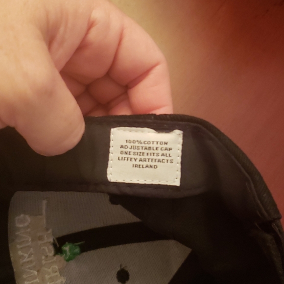 NWT- BLACK 100% COTTON IRISH DRINKING CAP - Picture 7 of 7